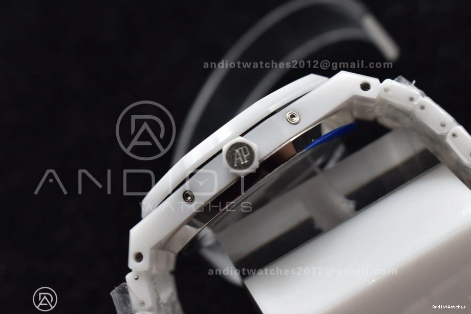Calendar SmoothTexture on White Ceramic Oak A Best Bracelet Edition Royal 1052 Perpetual 26579cb Ceramic APSF 0501
